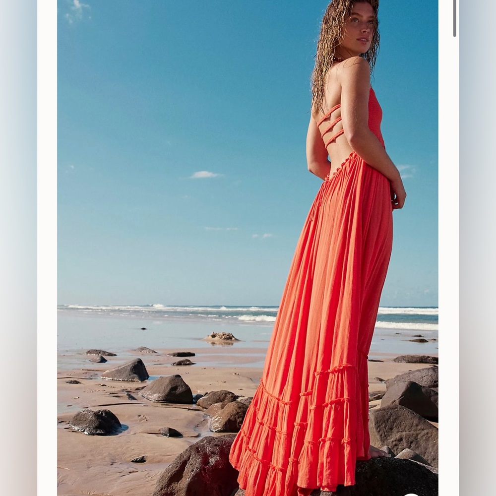 Free People Extratropical Maxi Dress XS